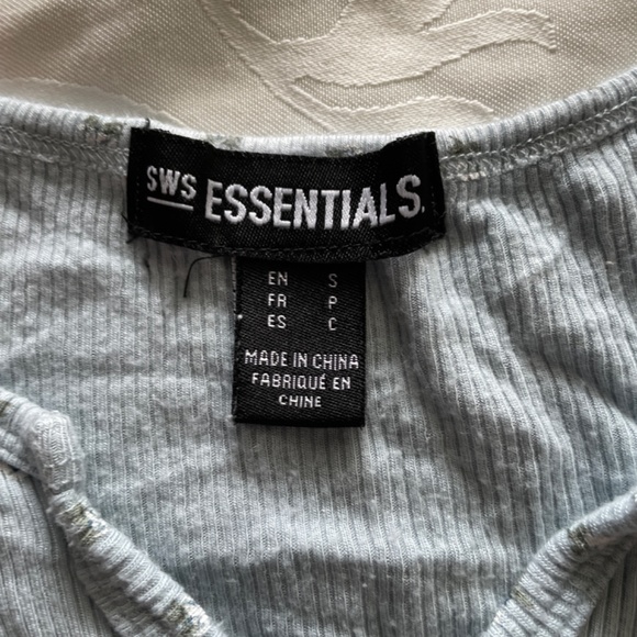 Blue Crop top - Picture 3 of 3